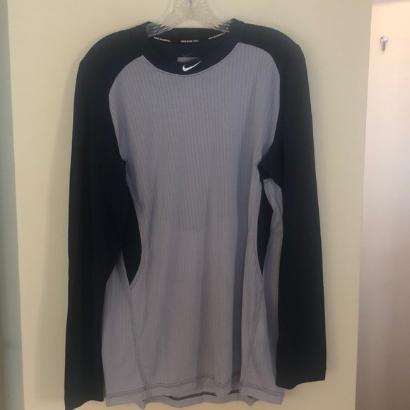 nike baseball compression shirt